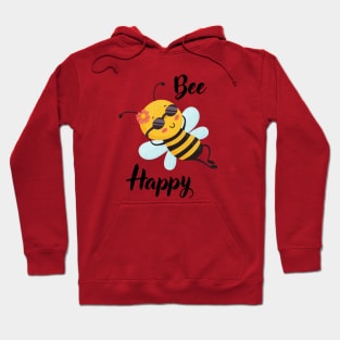 Funny Bee Happy Hoodie